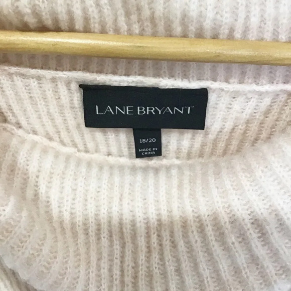 Lane Bryant Cold Shoulder Pink Sweater 14/16 NWT - Picture 2 of 5